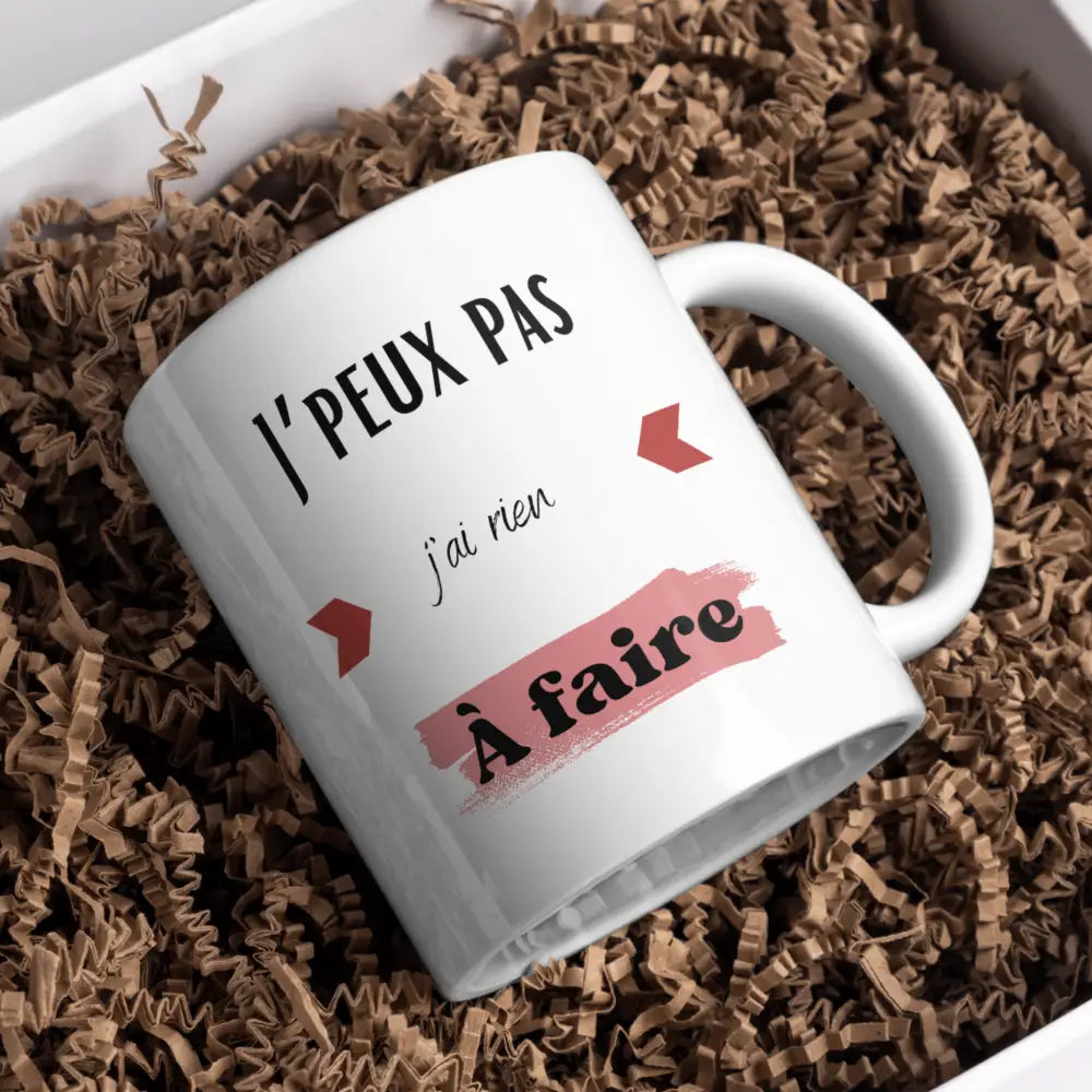 Tasse humoristique français personnalisable vue de face — mug céramique 330 ml nord de France personnalisable