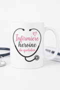 Mug Infirmière Hero — Un hommage chaleureux pour les anges en blouse blanche