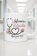 Mug Infirmière Retraitée — Un hommage chaleureux pour une fin de carrière inspirante