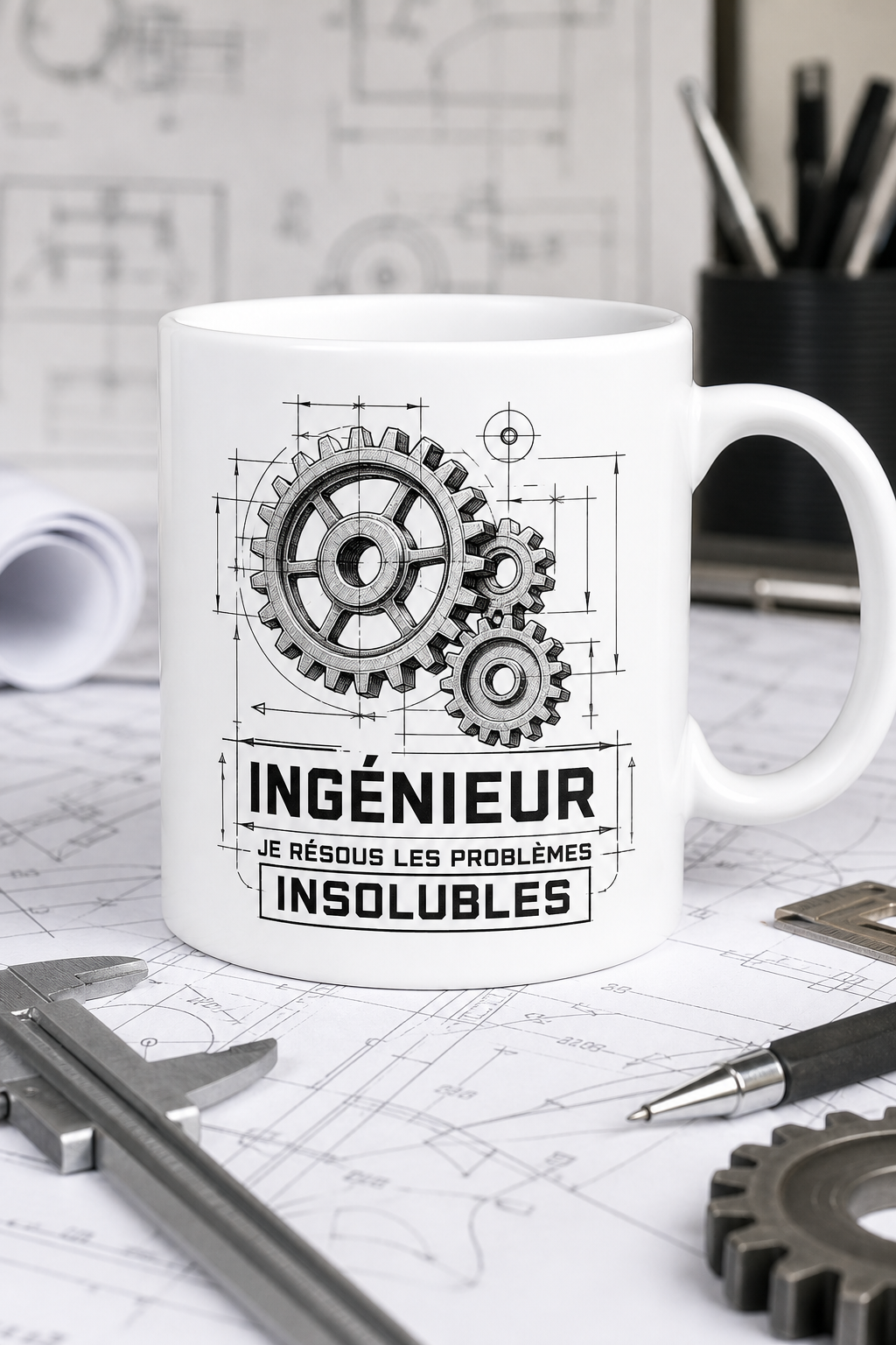 Mug Ingénieur — La reconnaissance quotidienne pour l'expert créatif