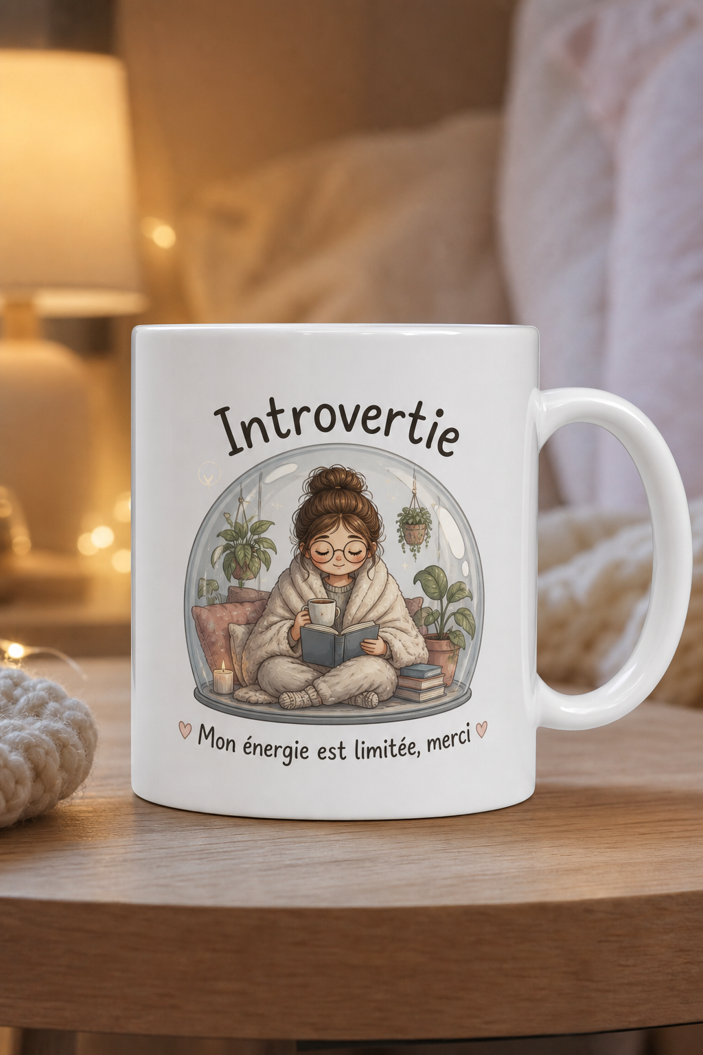 Mug Introvertie — Un doux refuge pour les âmes discrètes et profondes