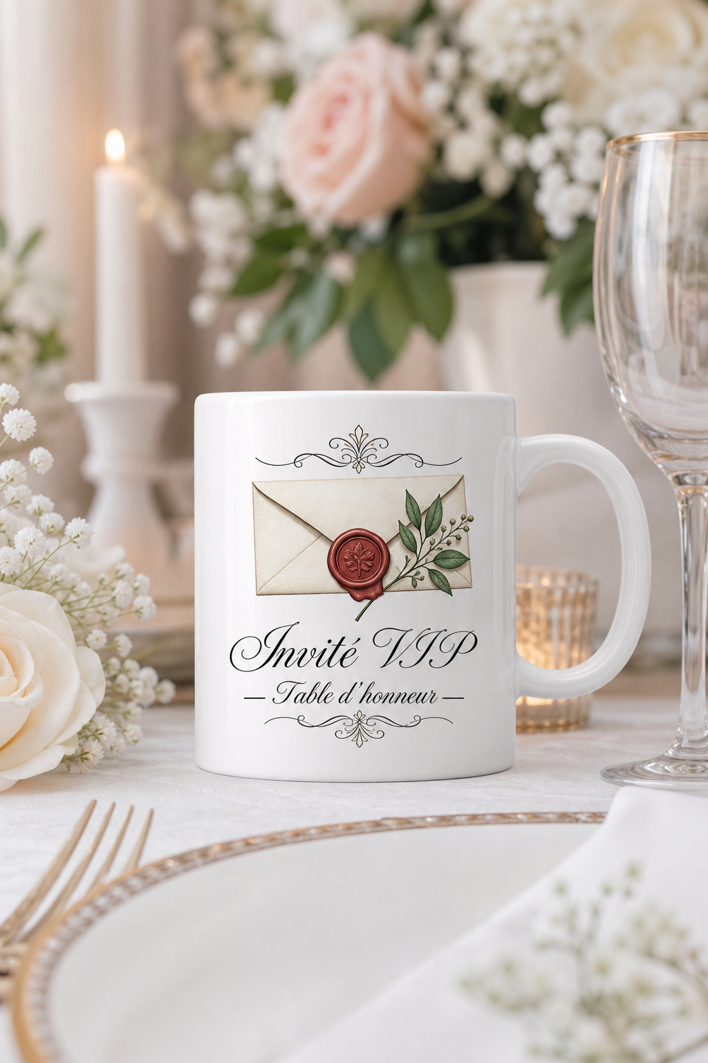 Mug Invité VIP Mariage — Le souvenir exclusif qui sublime votre journée
