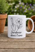 Mug Jardinage Passion — Le compagnon des mains vertes qui cultivent la joie