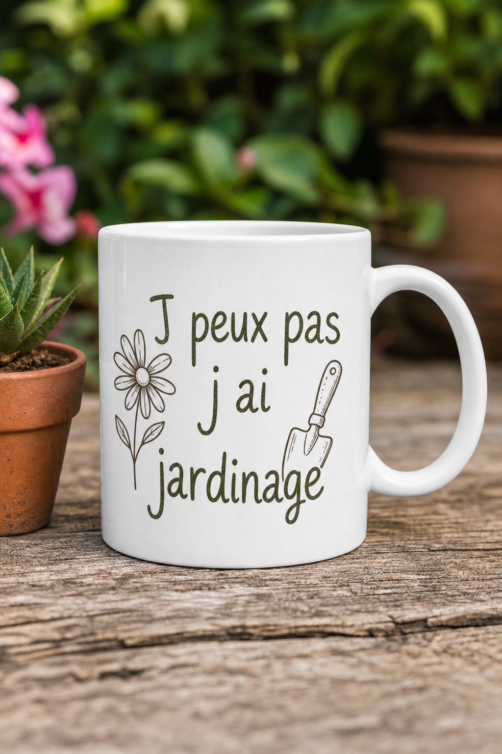 Mug Je peux pas Jardinage — L humour doux pour les passionnés du vert