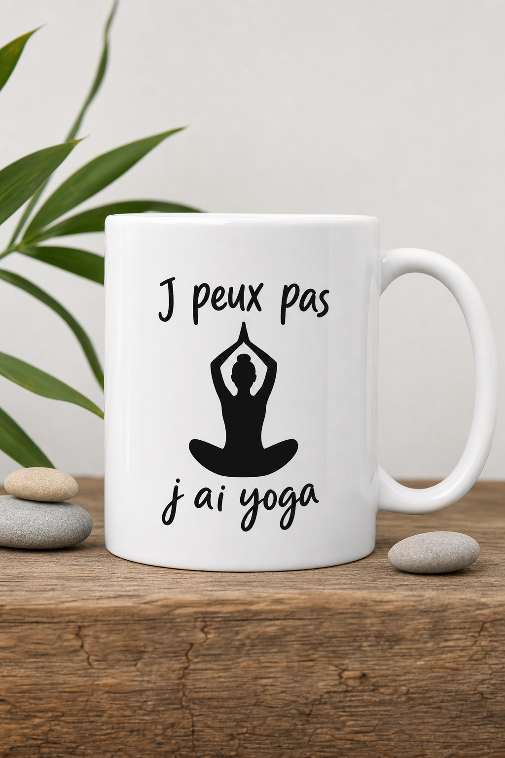 Mug Je peux pas Yoga — Le clin d œil humoristique aux passionnés zen