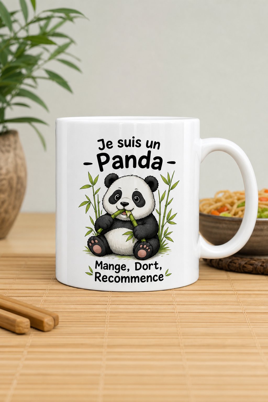 Mug Je suis un Panda — Pour les amateurs de douceur et d authenticité