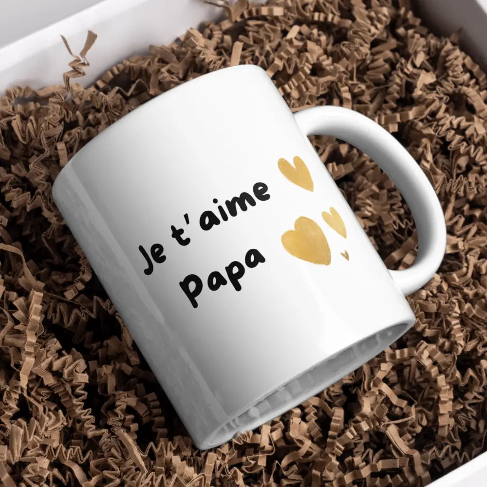 Tasse cadeau papa vue de face — mug Fête des Pères céramique 330 ml nord de France