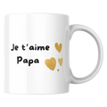Mug Je t’aime Papa – cadeau Fête des Pères en céramique – Instant Mugs - Mug