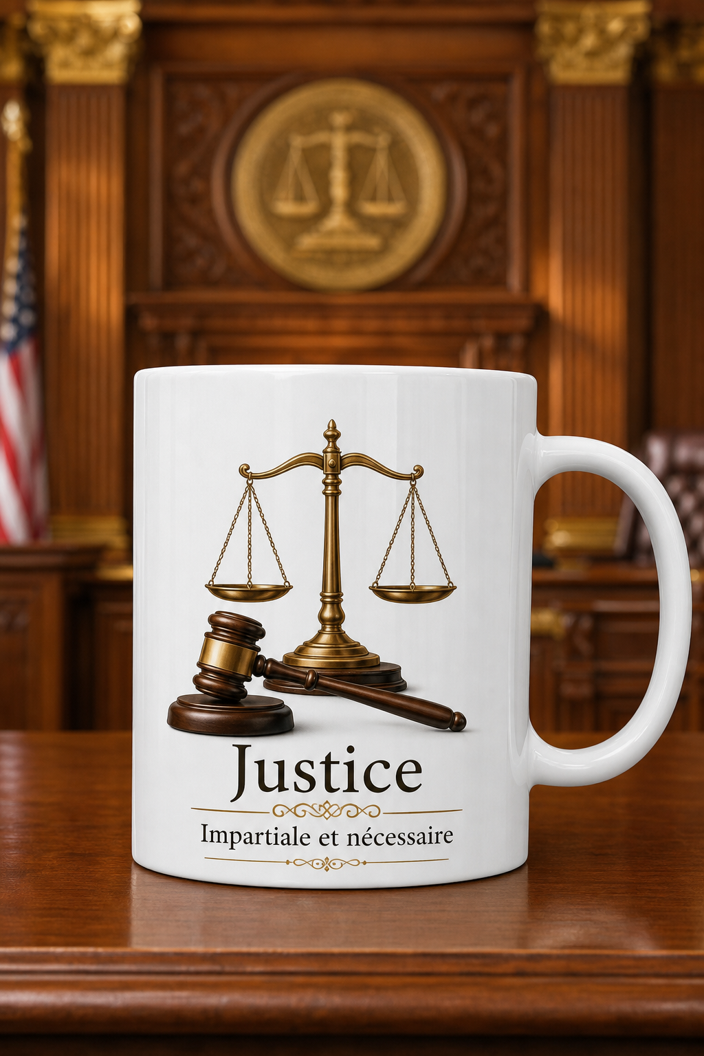 Mug Juge personnalisé – équilibre et justice | Instant Mugs