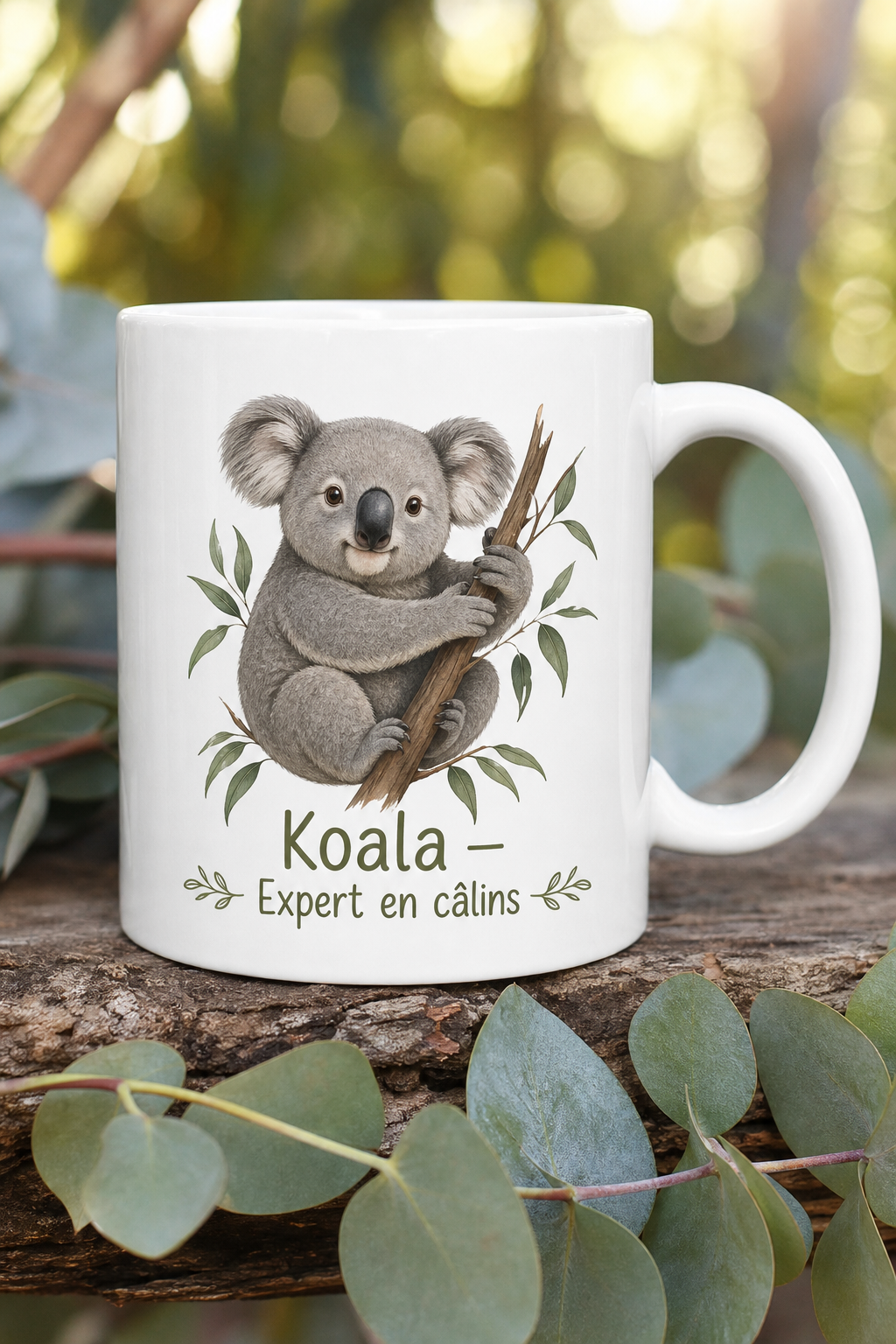 Mug Koala Câlin personnalisé – tendresse au quotidien | Instant Mugs