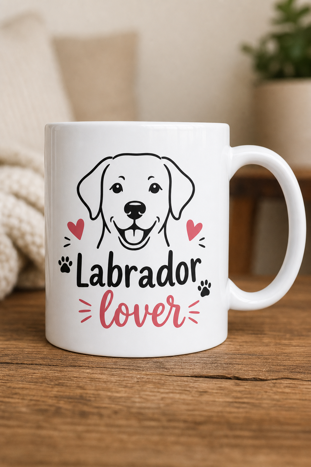 Mug Labrador Fan personnalisé – passion canine au quotidien | Instant Mugs