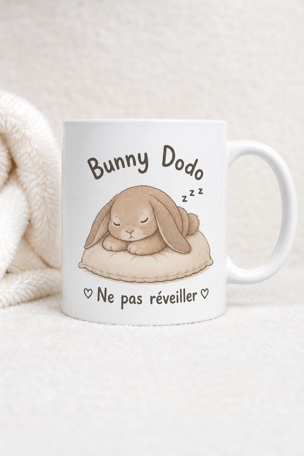 Mug Lapin Dodo personnalisé – douceur câline | Instant Mugs
