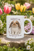 Mug Lapin Holland personnalisé – amoureux du lapin nain | Instant Mugs