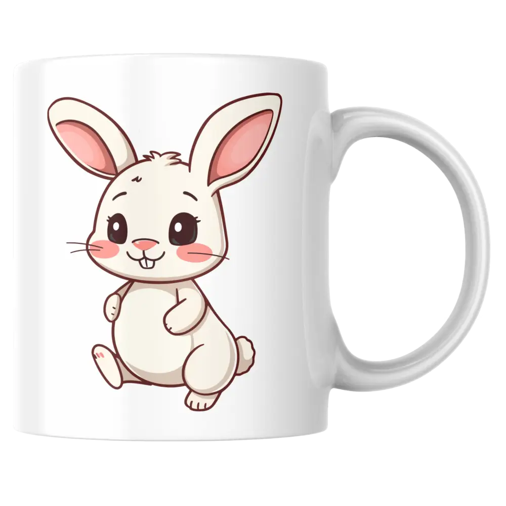 Mug lapin mignon – tasse céramique bunny kawaii – Instant Mugs - Mug