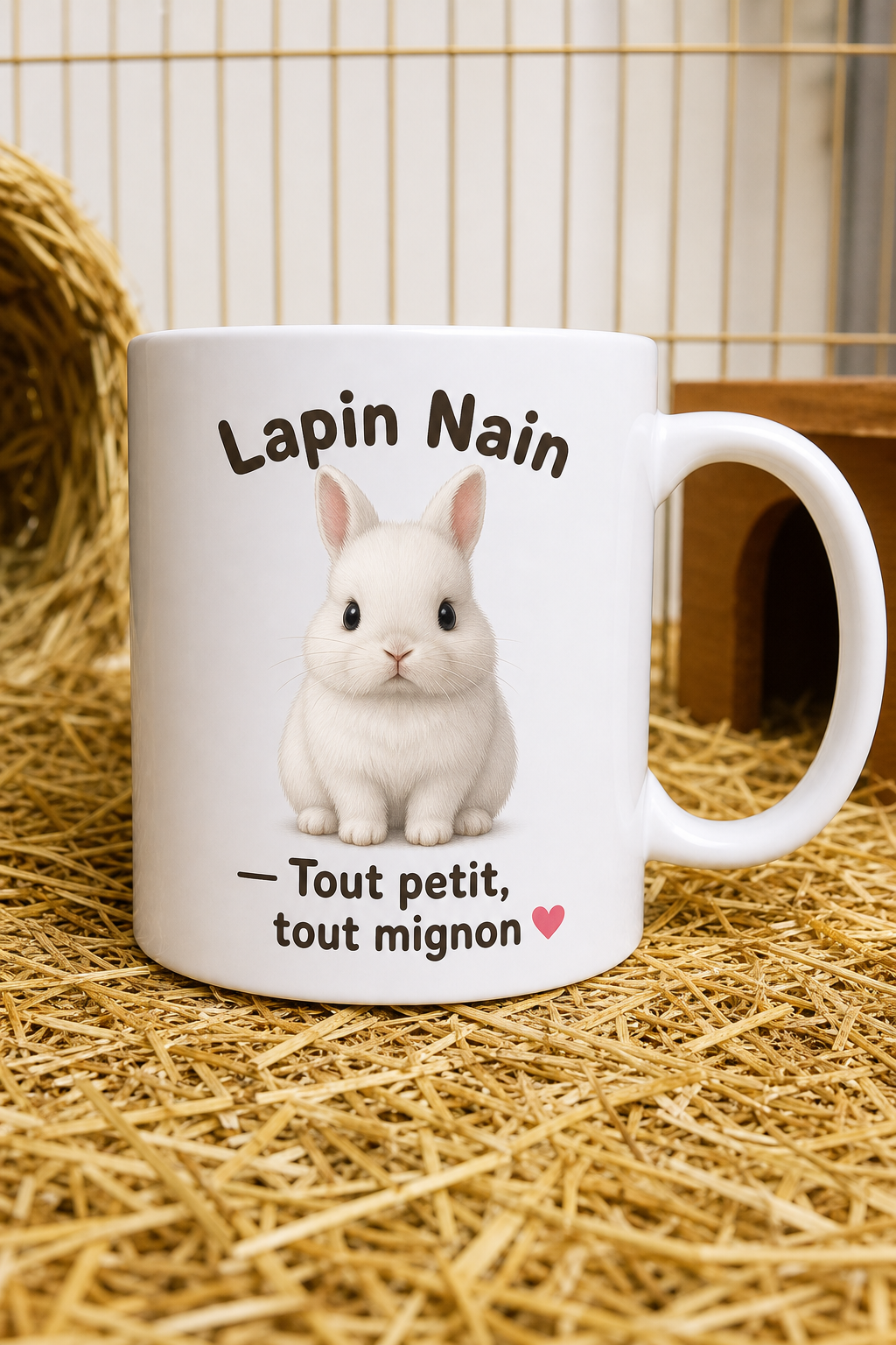 Mug Lapin Nain personnalisé – passion lapin nain | Instant Mugs