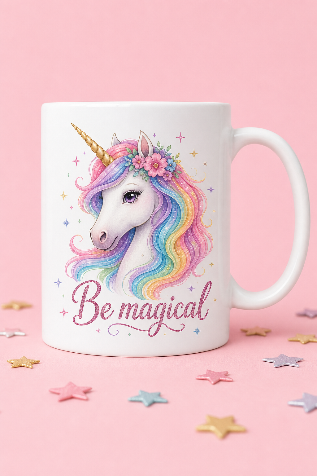 Mug Licorne Arc-en-Ciel personnalisé – cadeau magique | Instant Mugs