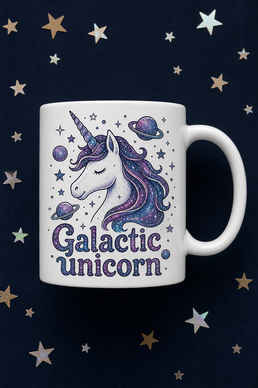 Mug Licorne Galaxie personnalisé – cadeau unique et magique | Instant Mugs