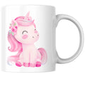 Mug licorne rose personnalisé - vue 1