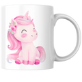 Mug licorne rose – tasse en céramique féerique personnalisable – Instant Mugs - Mug