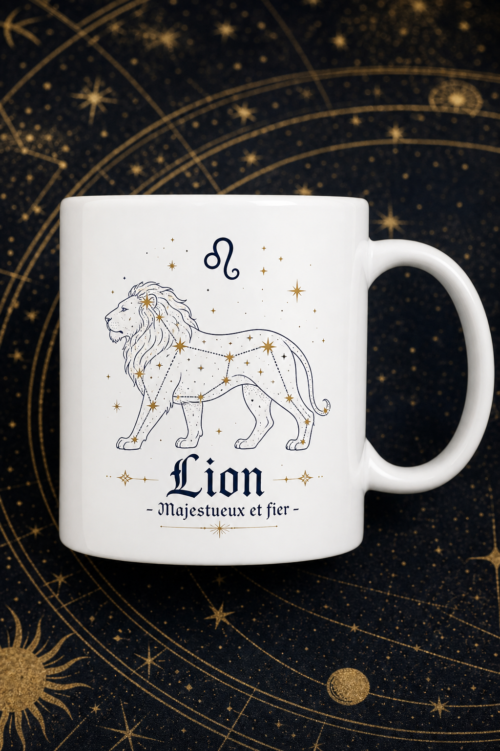 Mug Lion Majestueux personnalisé – esprit royal | Instant Mugs