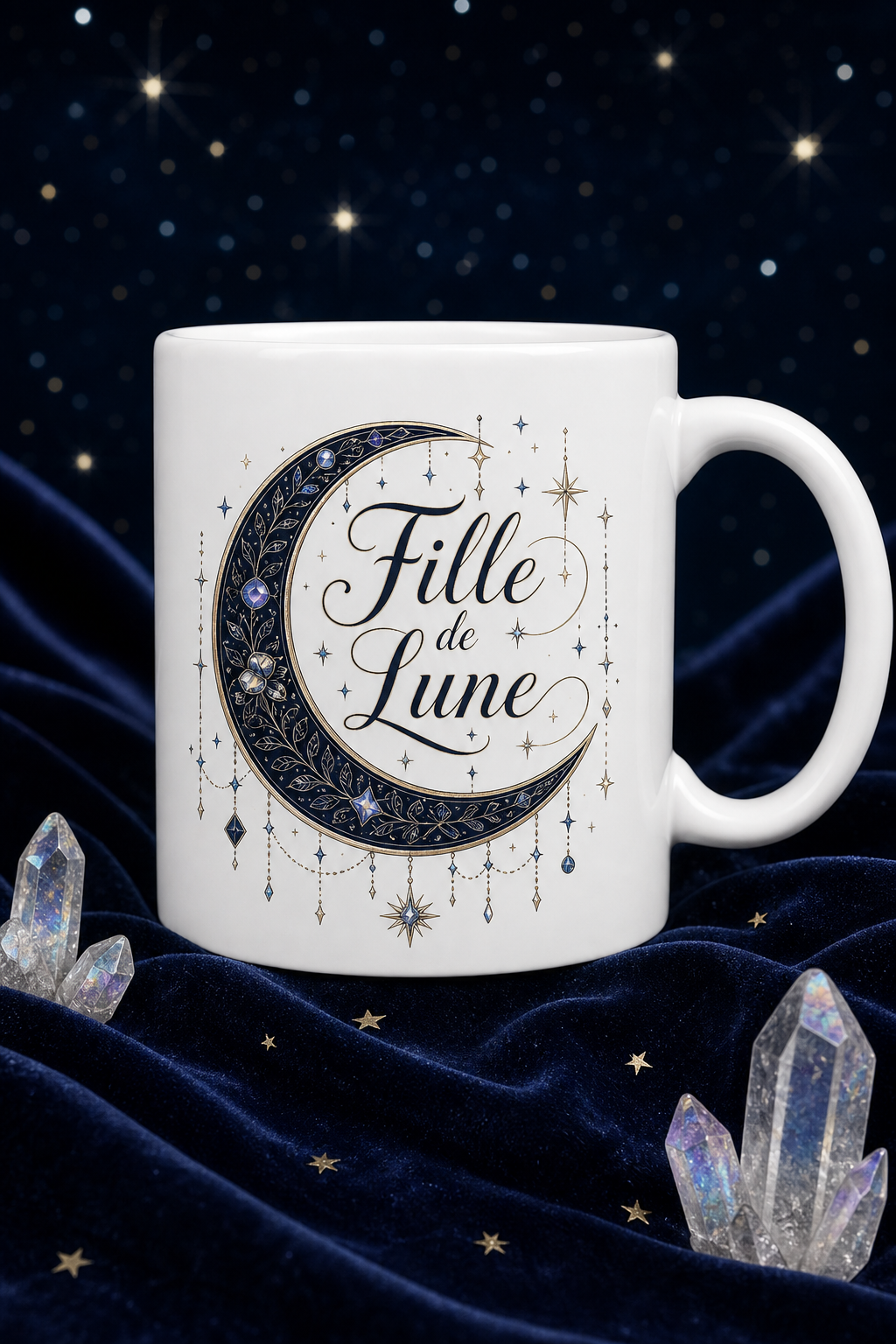 Mug Lune Mystique personnalisé – énigme et charme | Instant Mugs