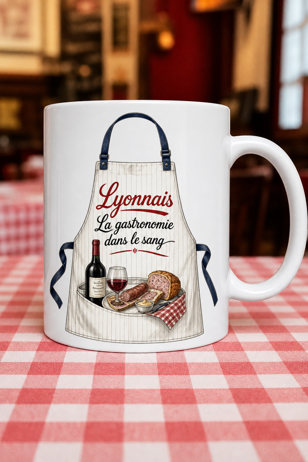 Mug Lyonnais personnalisé – tradition culinaire Lyon | Instant Mugs