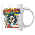 Mug Ma belle-mère, c'est la meilleure ! – Tasse rétro illustrée - vue 1