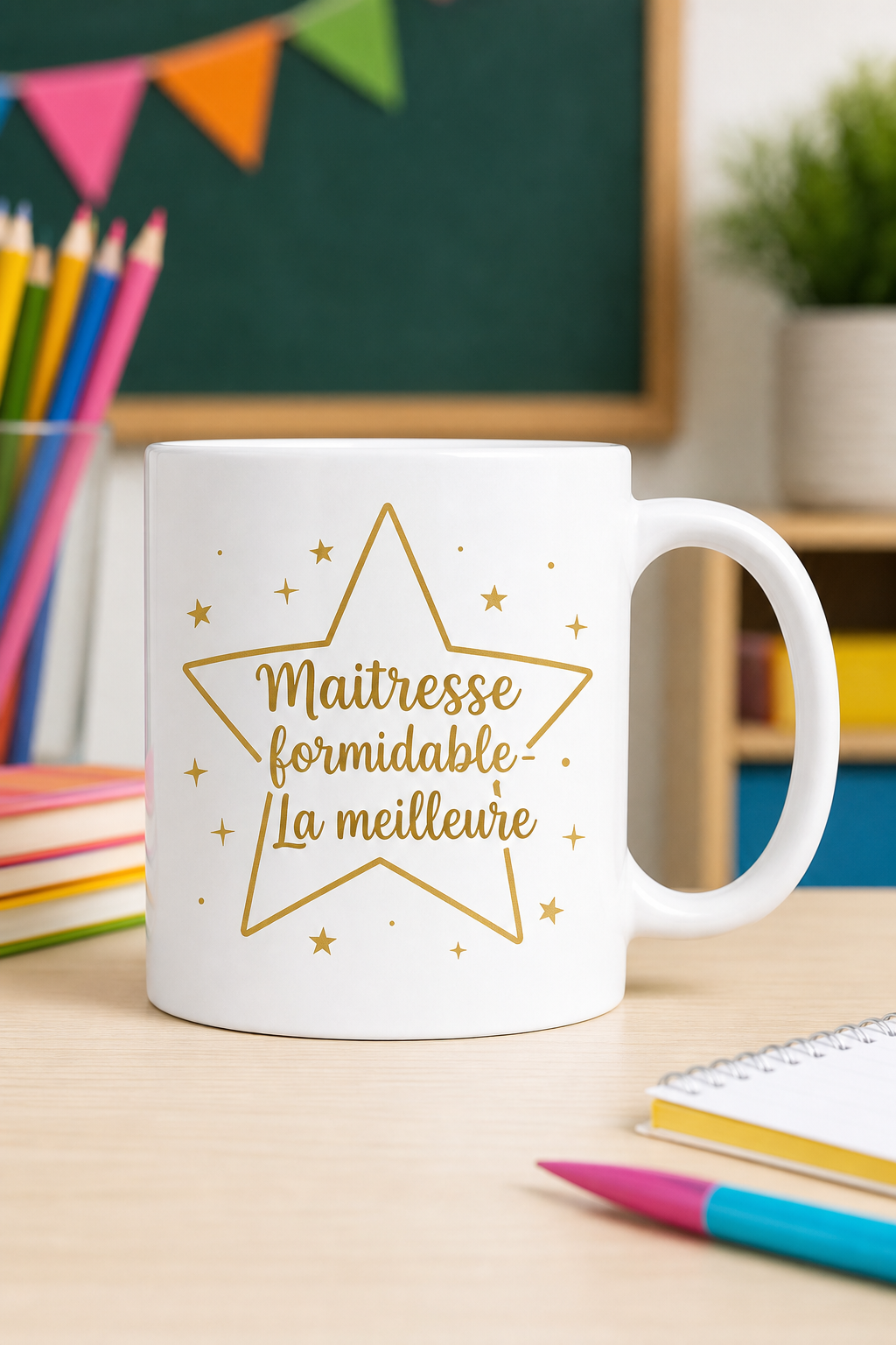 Mug Maîtresse Formidable personnalisé – affection pour les enseignantes | Instant Mugs