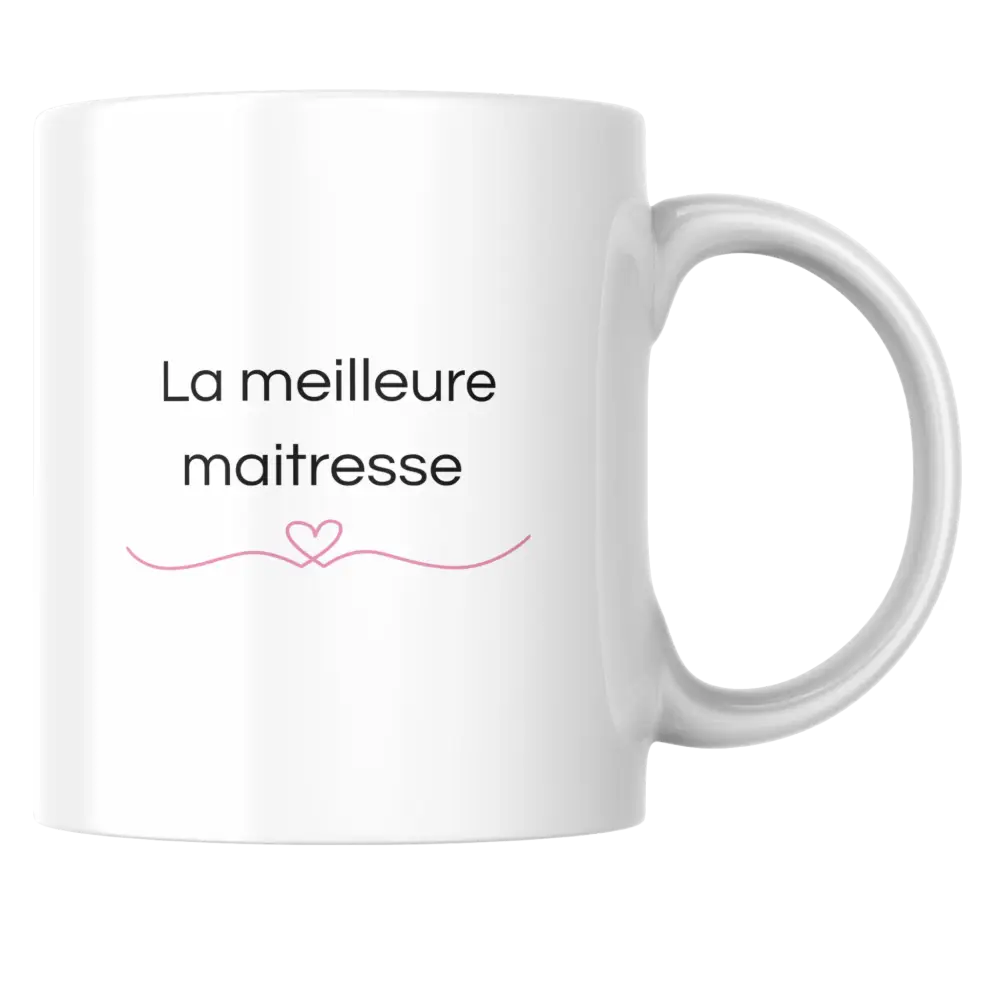 Mug maîtresse La meilleure – tasse céramique personnalisable – Instant Mugs - Mug