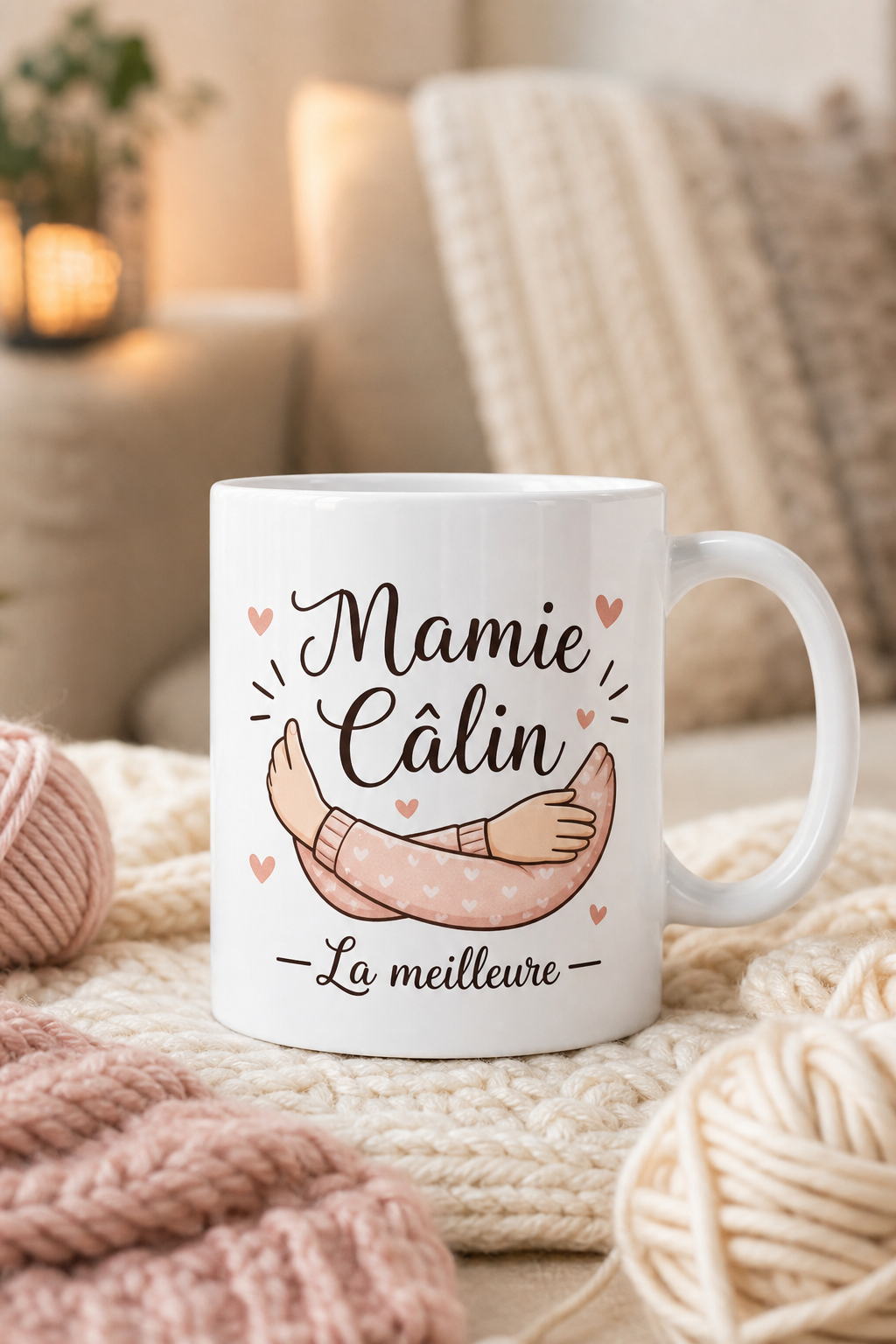 Mug Mamie Câlin personnalisé – doux message d'amour | Instant Mugs