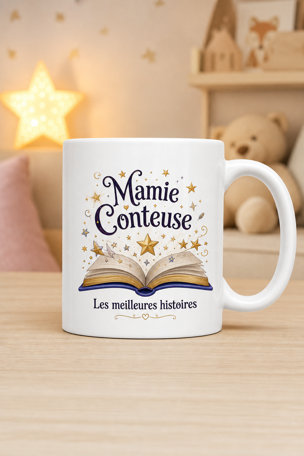 Mug Mamie Conteuse personnalisé – histoires partagées au café | Instant Mugs