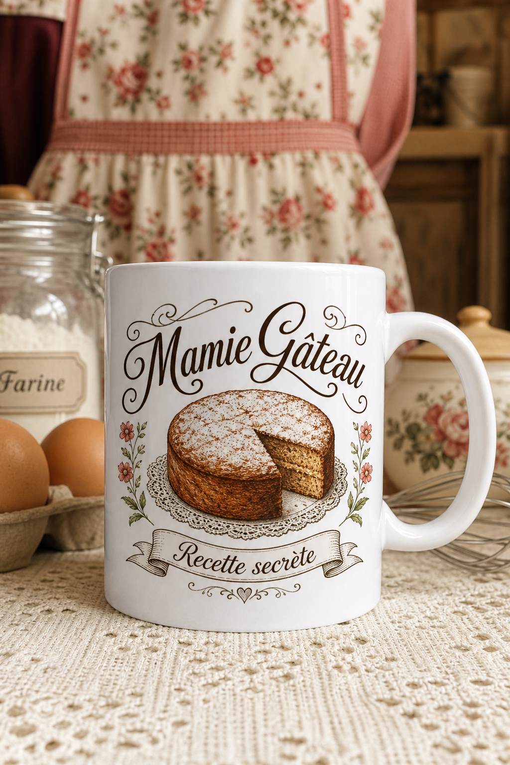 Mug Mamie Gâteau Champion personnalisé – reine des douceurs | Instant Mugs