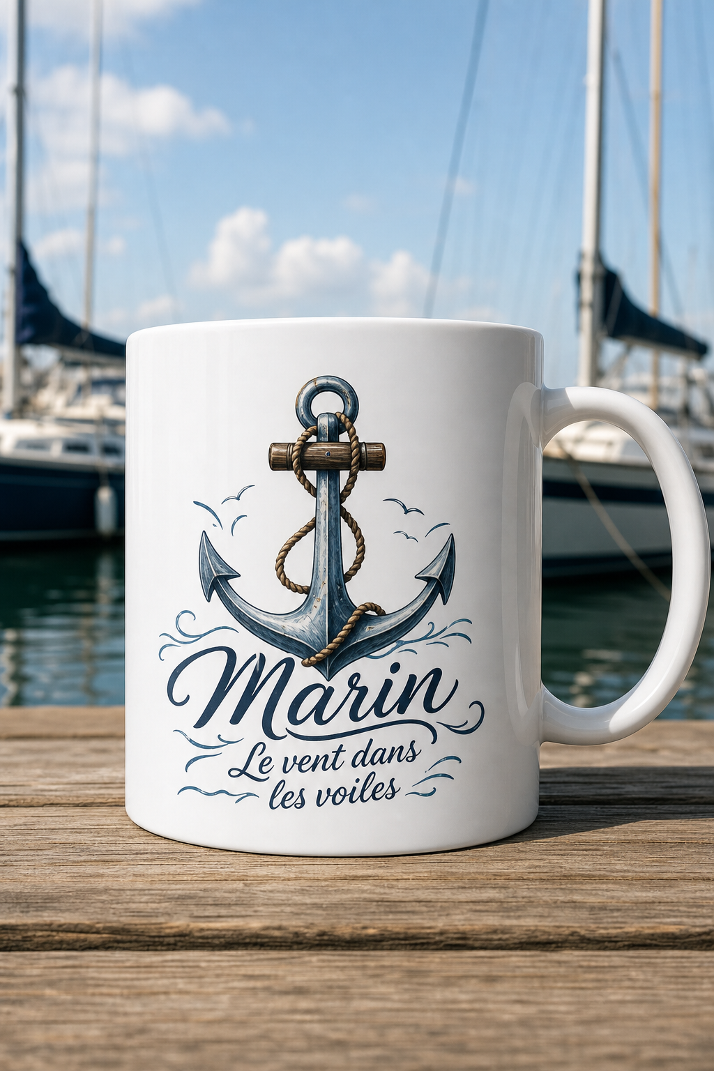 Mug Marin Navigateur personnalisé – aventure bretonne | Instant Mugs