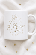 Mug Marraine Fée — Un doux enchantement pour une marraine au grand cœur