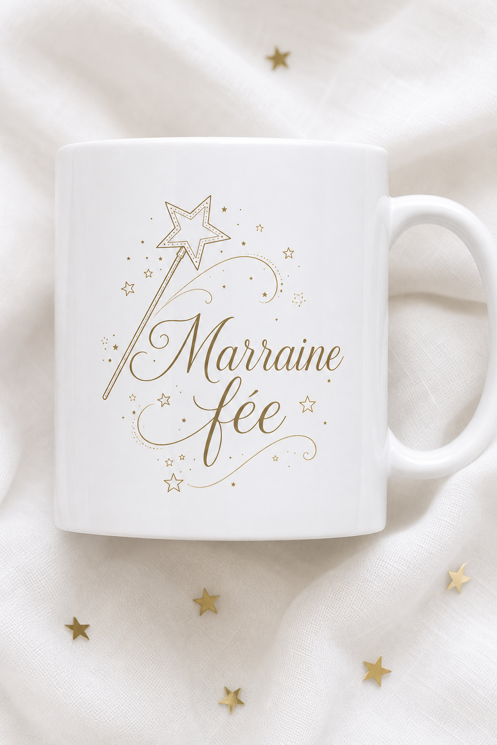 Mug Marraine Fée personnalisé – enchantement pour une marraine adorée | Instant Mugs