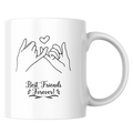 Mug meilleur ami en céramique – design promesse d’amitié – Instant Mugs - Mug
