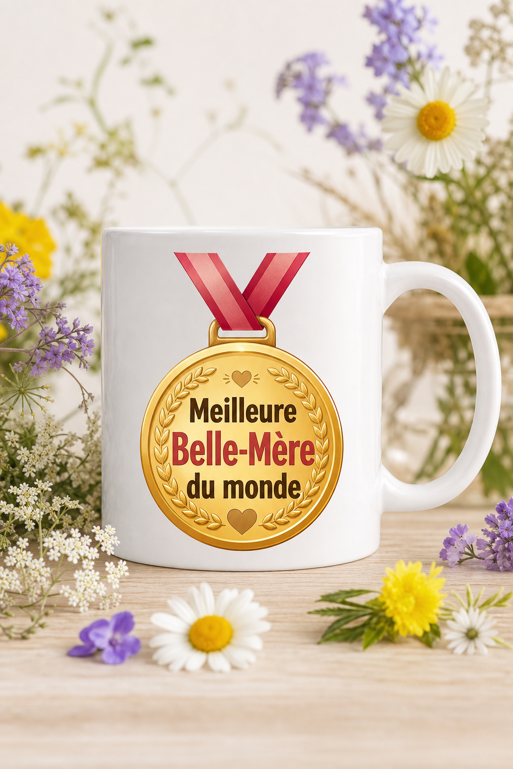 Mug Meilleure Belle-Mère personnalisé – geste chaleureux | Instant Mugs