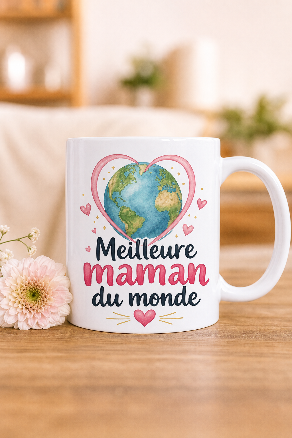 Mug Meilleure Maman Monde personnalisé – hommage maternel | Instant Mugs