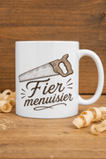 Mug Menuisier Fier personnalisé – passion de façonner le bois | Instant Mugs