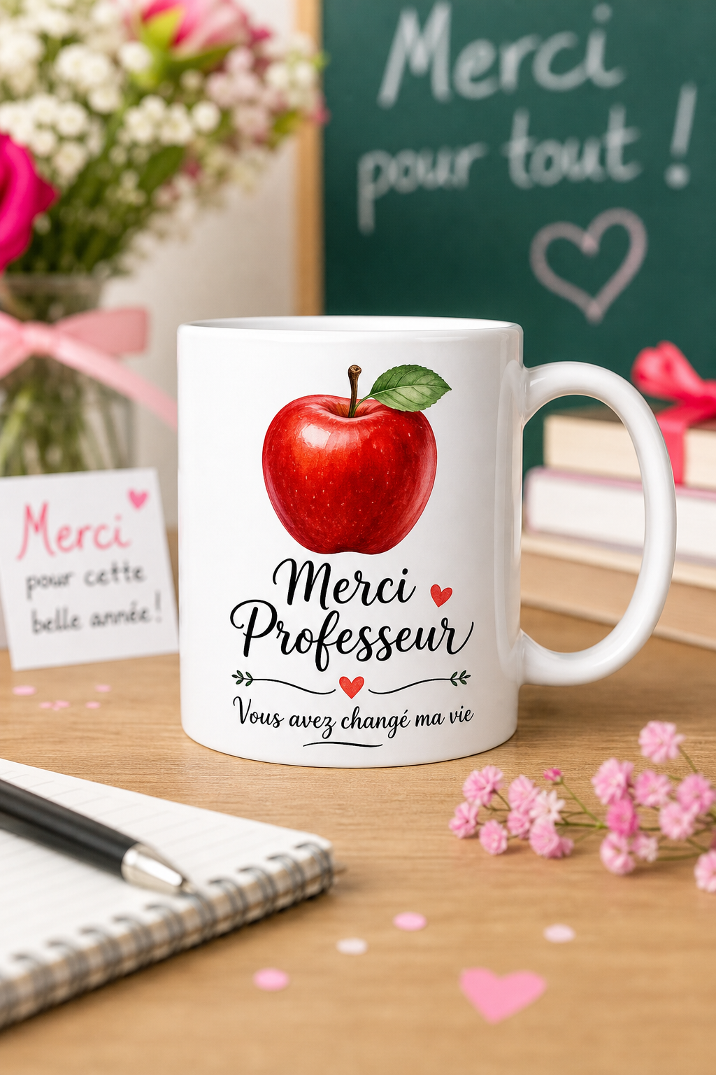 Mug Merci Professeur personnalisé – gratitude au quotidien | Instant Mugs