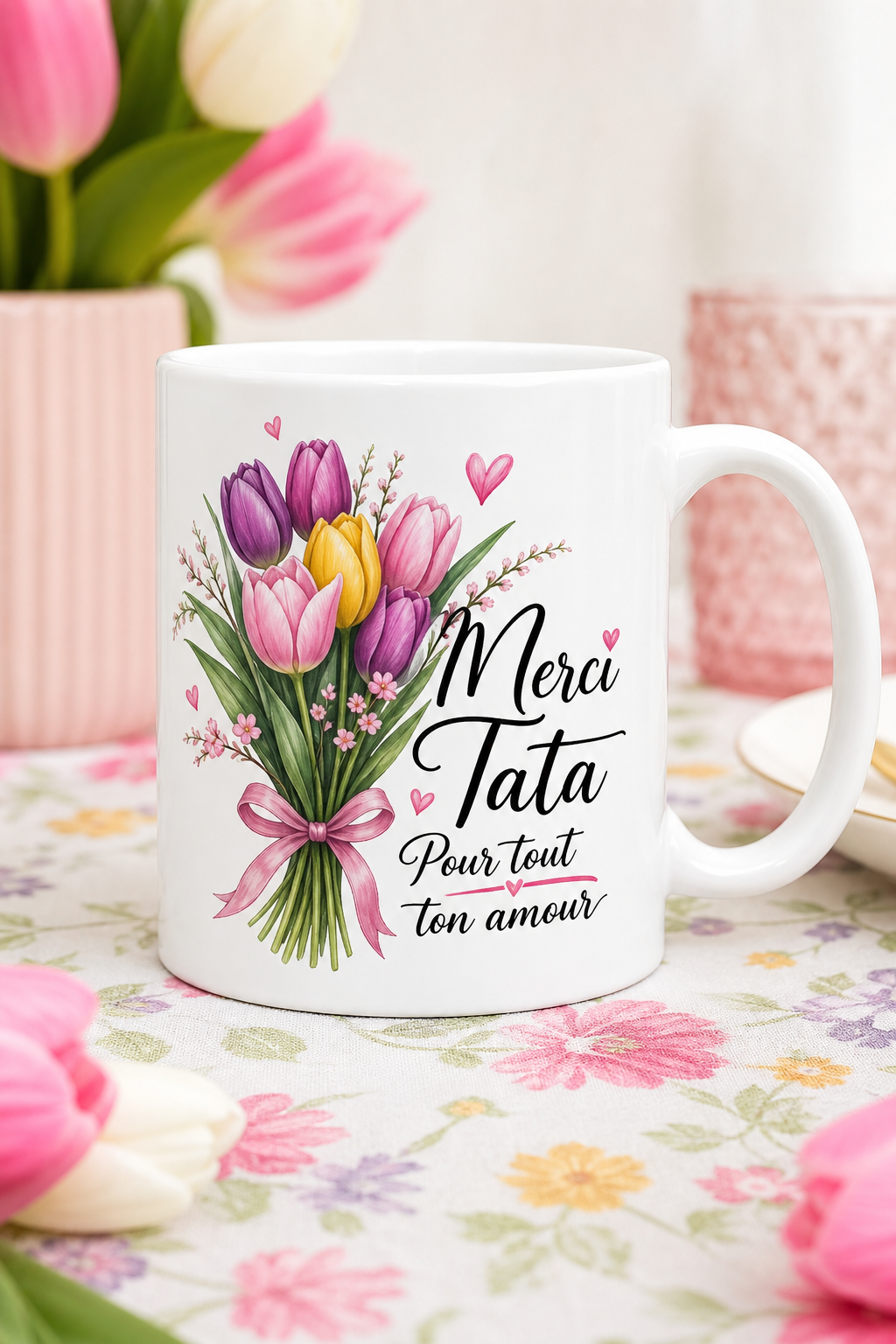 Mug Merci Tata personnalisé – gratitude originale | Instant Mugs
