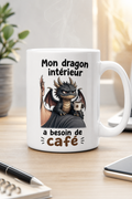 Mug Mon Dragon Intérieur personnalisé – puissance intérieure | Instant Mugs