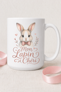 Mug Mon Lapin Chéri personnalisé – moments tendres | Instant Mugs