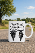 Mug Motard Couple — L émotion partagée au rythme des moteurs