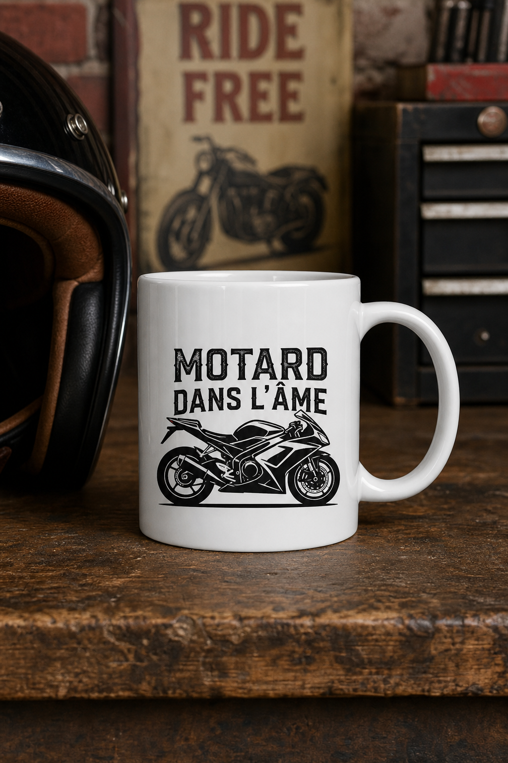 Mug Motard Passion personnalisé – liberté sur deux roues | Instant Mugs
