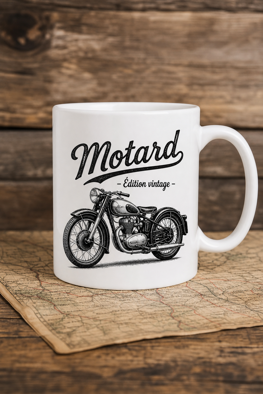 Mug Motard Vintage personnalisé – authenticité et passion | Instant Mugs
