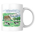 Mug Normandie — Tasse illustrée bord de mer et campagne