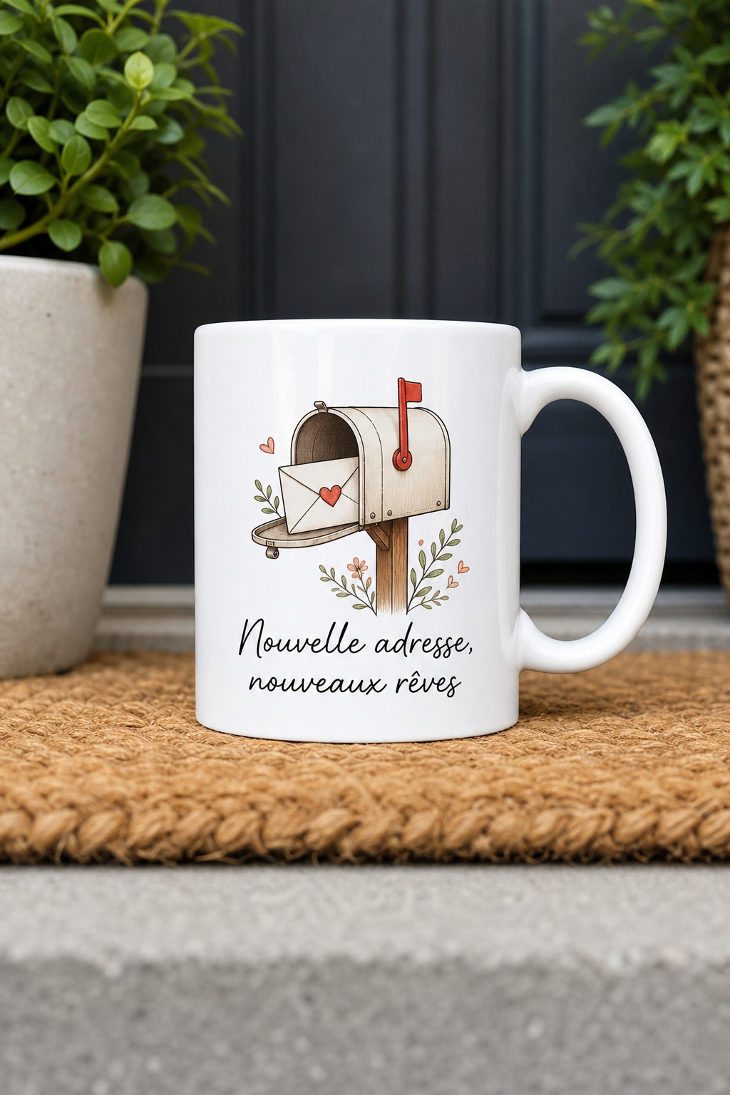 Mug Nouvelle Adresse personnalisé – cadeau crémaillère | Instant Mugs