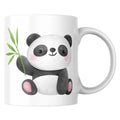 Mug céramique panda illustré — tasse kawaii mignonne artisanale Made in France 330 ml