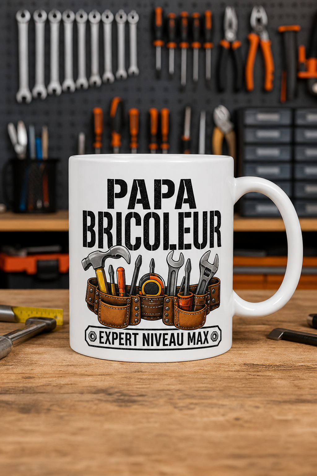 Mug Papa Bricoleur Expert personnalisé – héros du bricolage | Instant Mugs